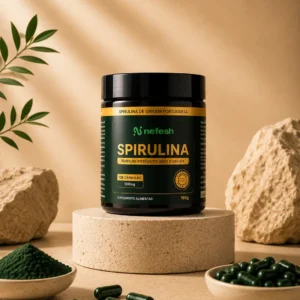 Spirulina Nefesh — 1 Pote (120 Cápsulas)