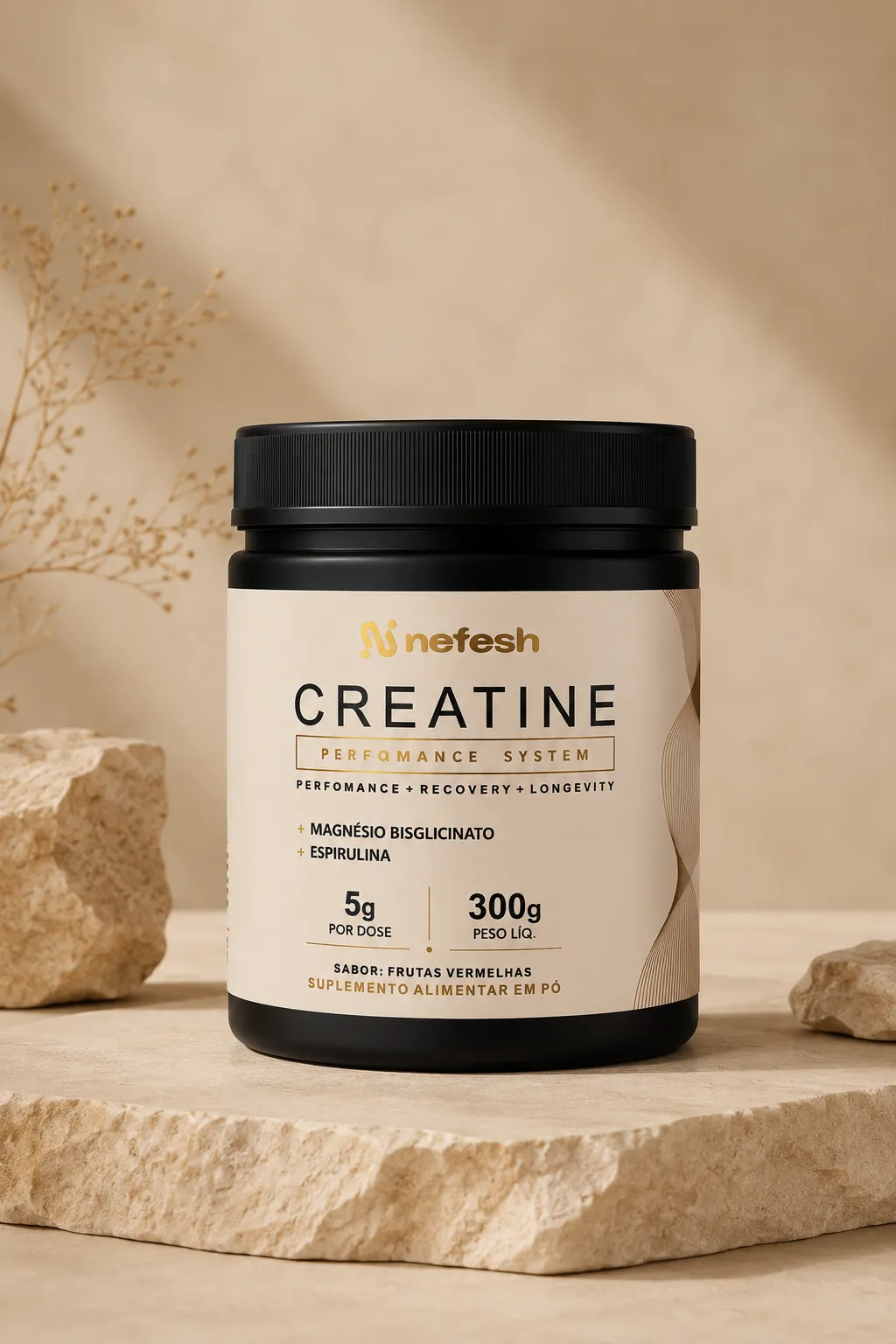 Pote de Creatina Performance System
